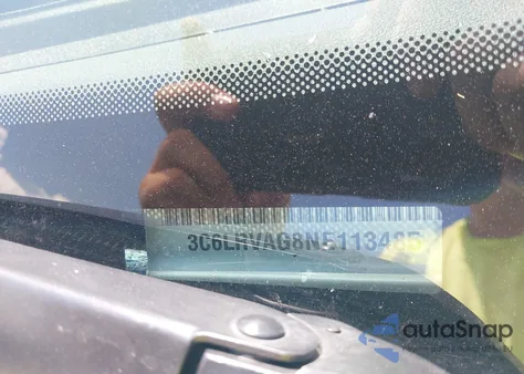 2022 Ram Promaster 1500 Low Roof 136 Wb из США, поврежденный, VIN 3C6LRVAG8NE113485